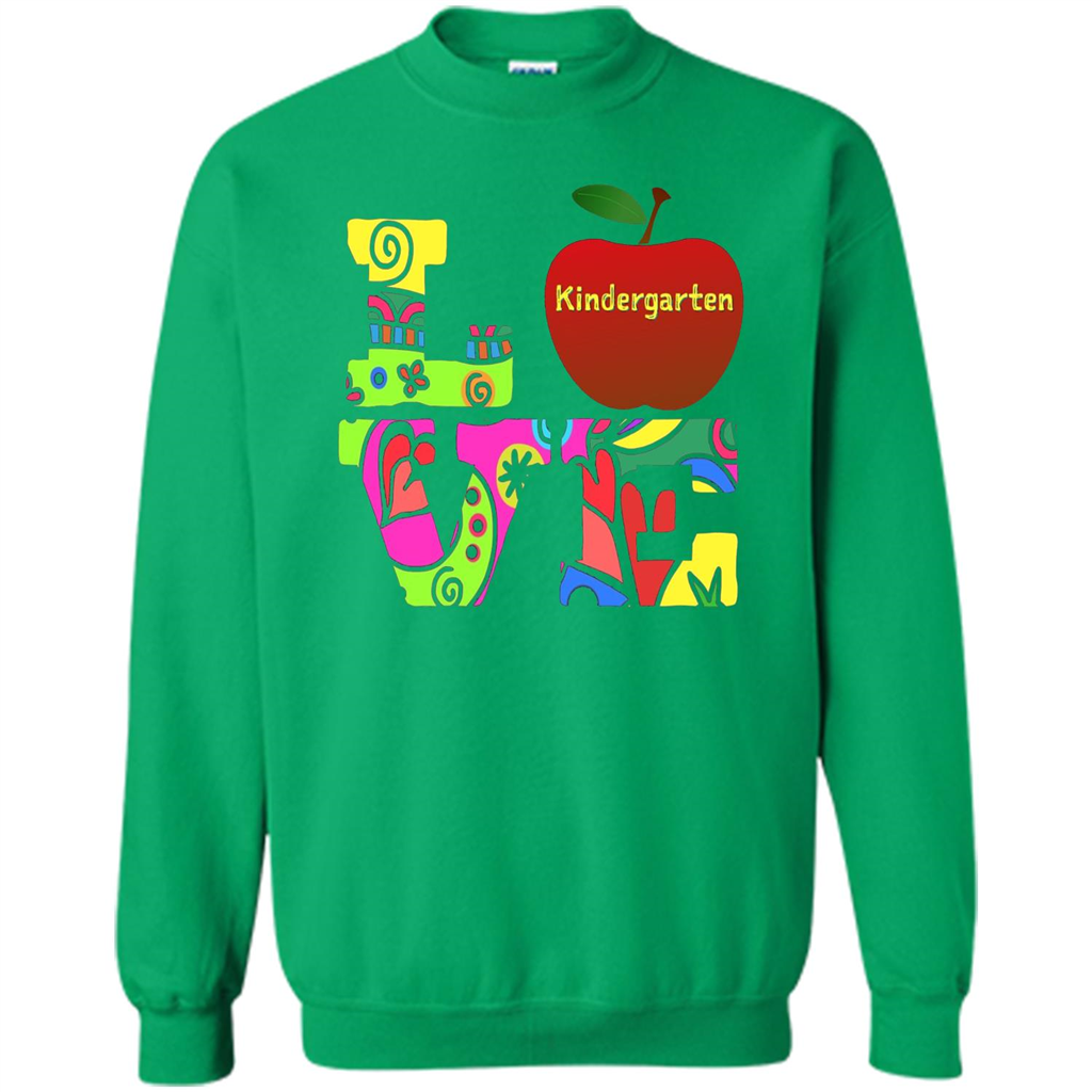 Kindergarten LOVE T-shirt School Day T-shirt Irish Green