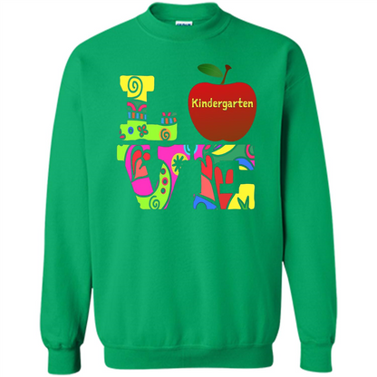 Kindergarten LOVE T-shirt School Day T-shirt Irish Green