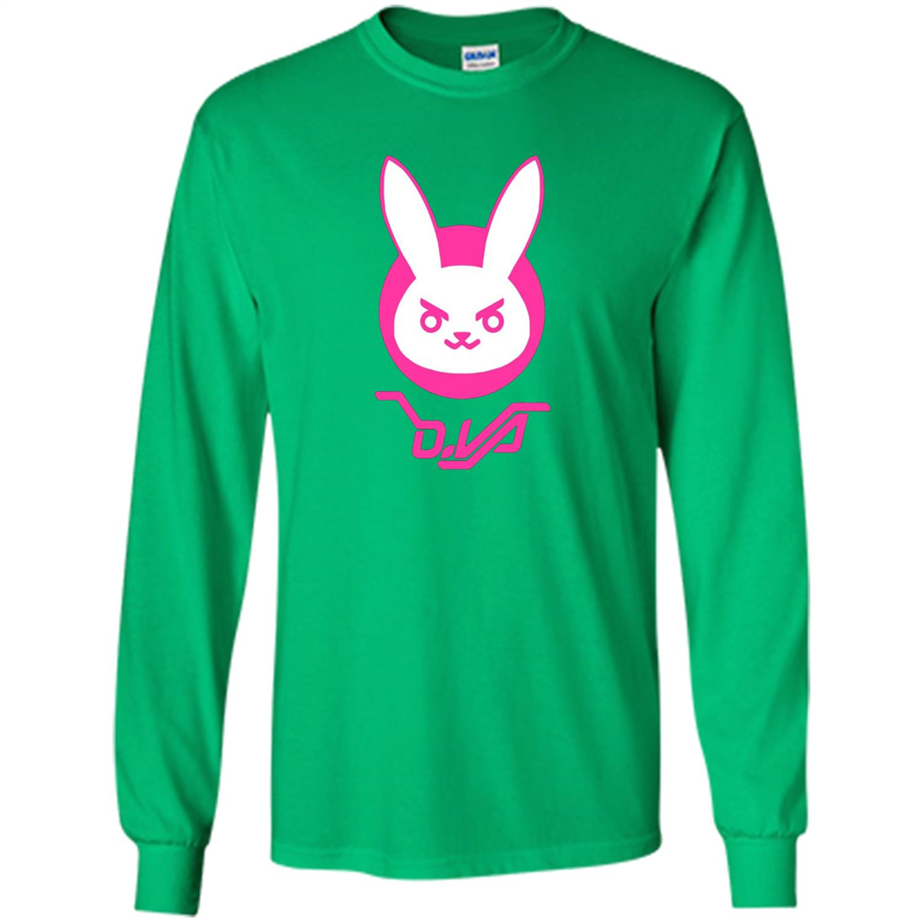 Overwatch D.VA Bunny Spray T-shirt Irish Green