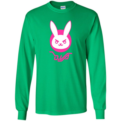 Overwatch D.VA Bunny Spray T-shirt Irish Green