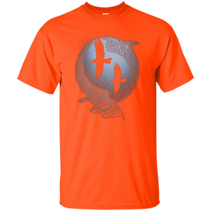 Odin's Revens T-shirt Orange