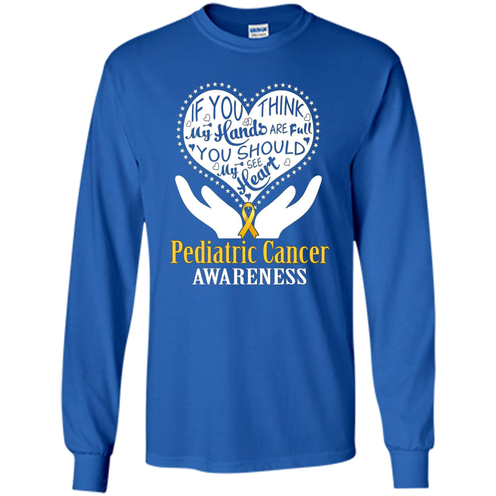 Pediatric Cancer T-shirt Raise Awareness Royal