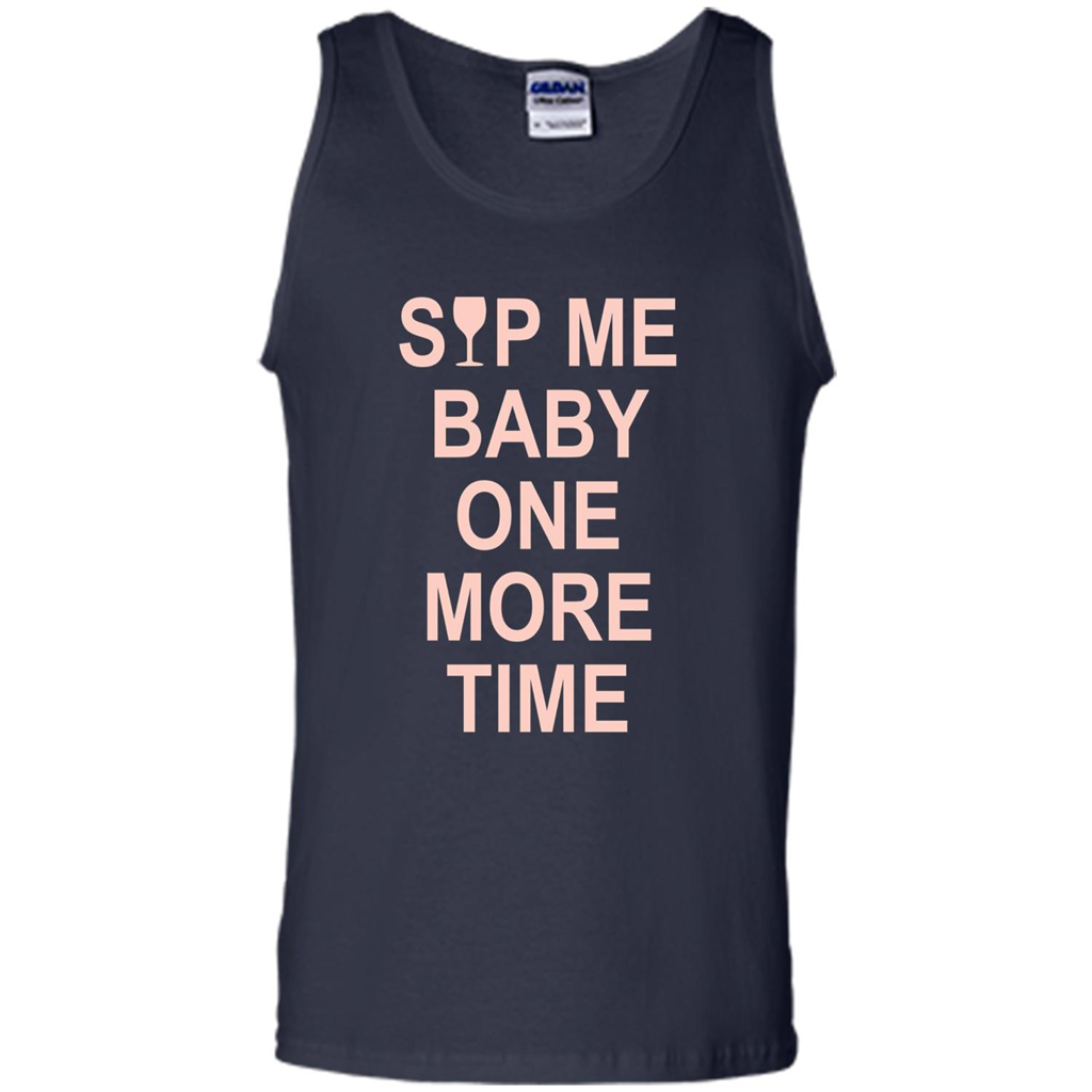 Wine Lover T-shirt Sip Me Baby One More Time T-shirt Navy
