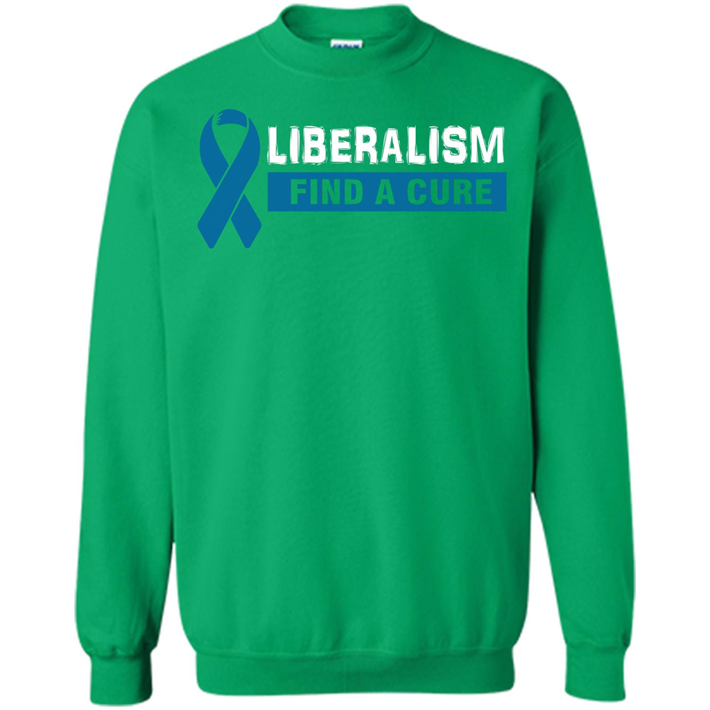 Cancer Awareness T-shirt Liberalism Find A Cure T-shirt Irish Green