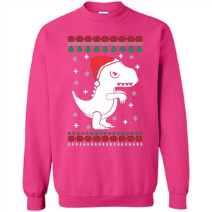 Dinosaur Christmas T-shirt T-rex T-shirt