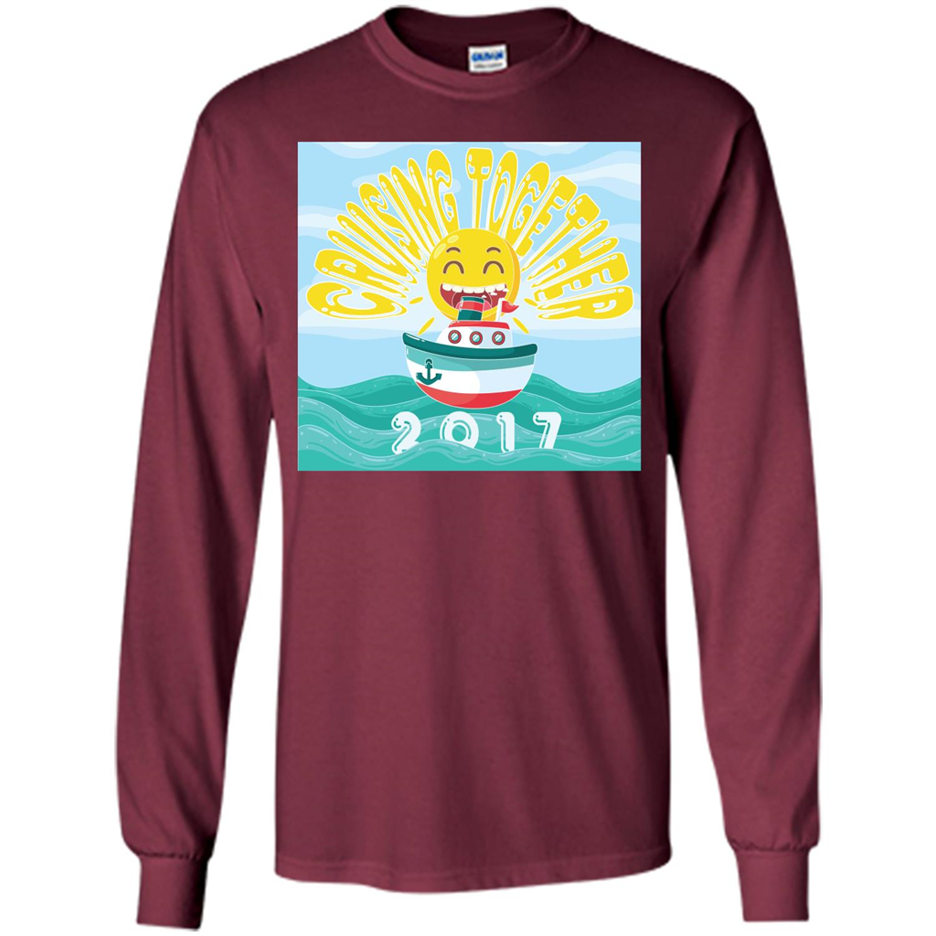 Cruising Together T-shirt Maroon