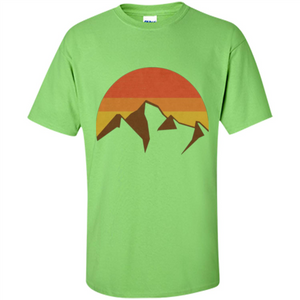 Mountain And Fall Sun T-shirt