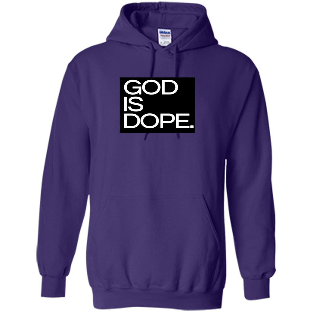 Christian T-shirt God Is Dope T-shirt Purple