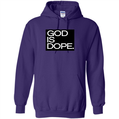 Christian T-shirt God Is Dope T-shirt Purple