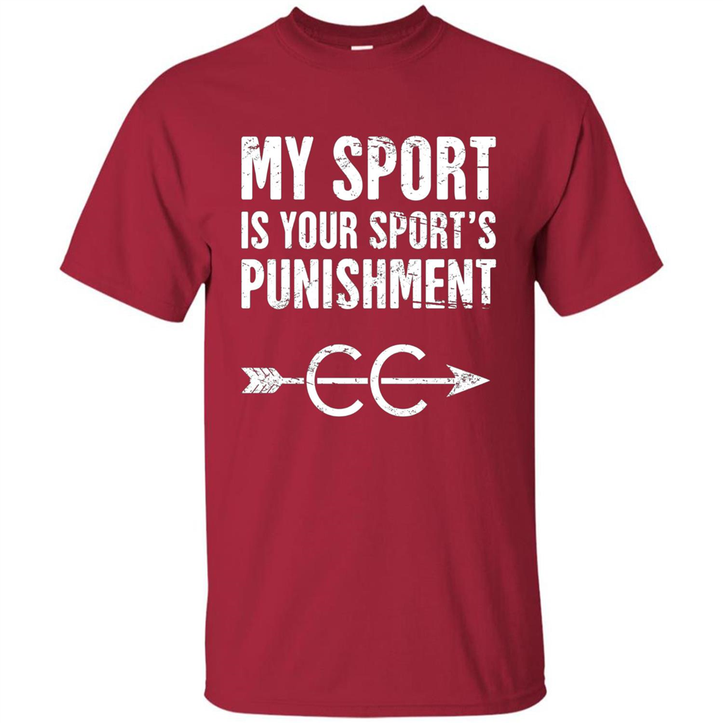 My Sport Is Your Sport's Punishment T-shirt Cardinal
