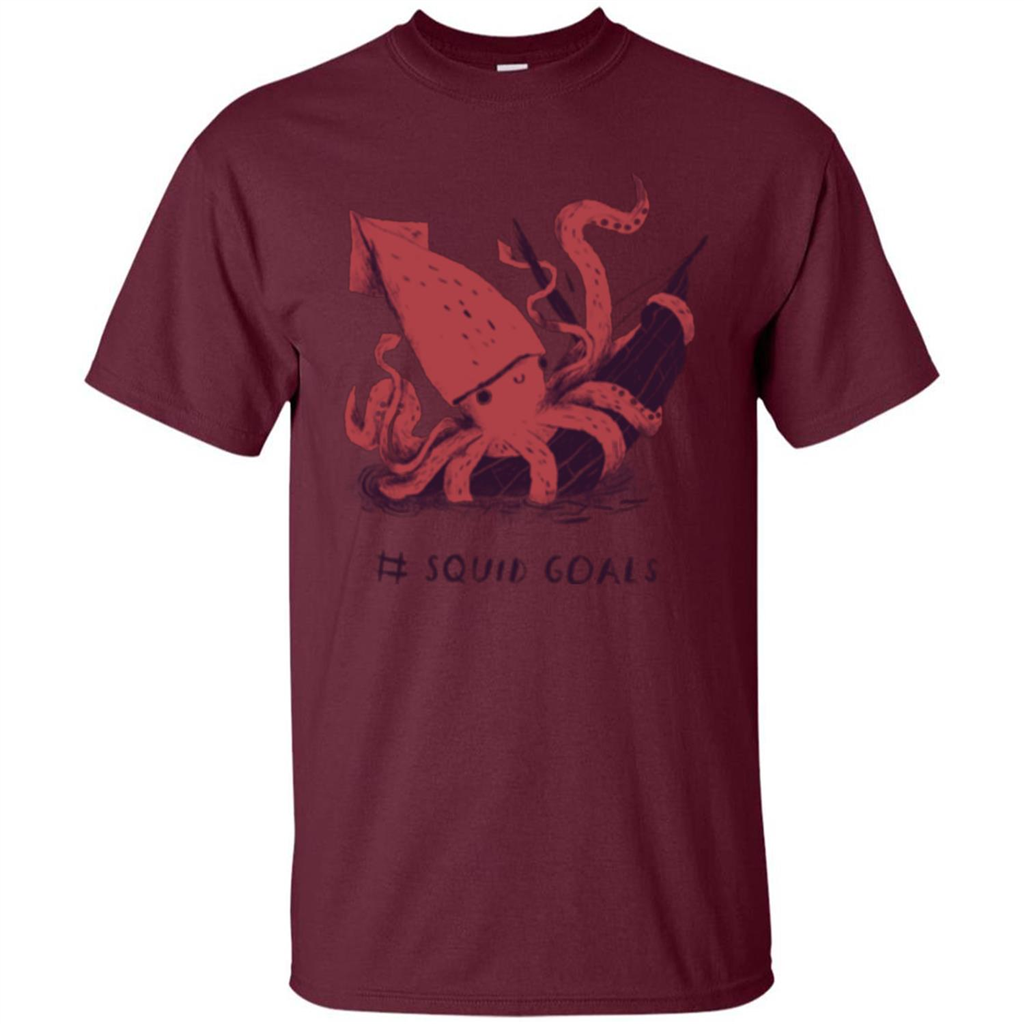 Squid Goals T-shirt Squad Goals T-shirt Maroon