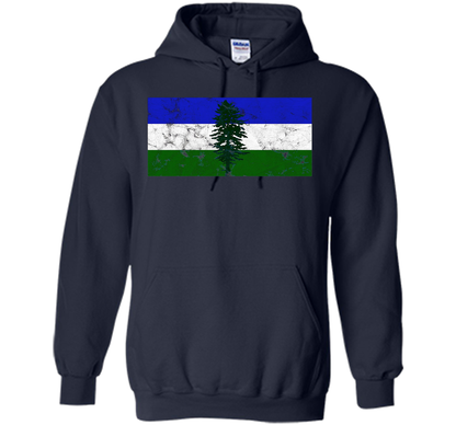 Distressed Cascadia Doug Flag T-shirt Navy
