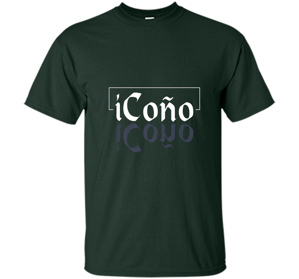 iCono Spanish T-Shirt Bilingual Puerto Rico PremiumTee shirt Forest Green