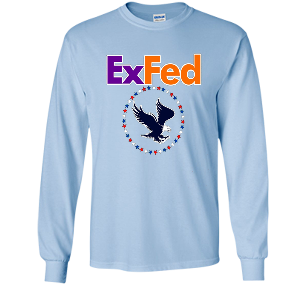Funny Retired Federal Government Worker EX FED T-shirt t-shirt Light Blue