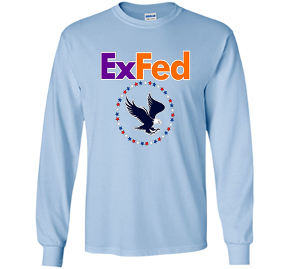 Funny Retired Federal Government Worker EX FED T-shirt t-shirt Light Blue