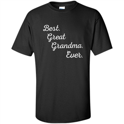 Best Great Grandma Ever T-shirt Purple