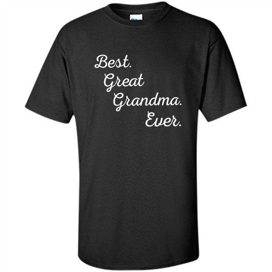 Best Great Grandma Ever T-shirt Purple