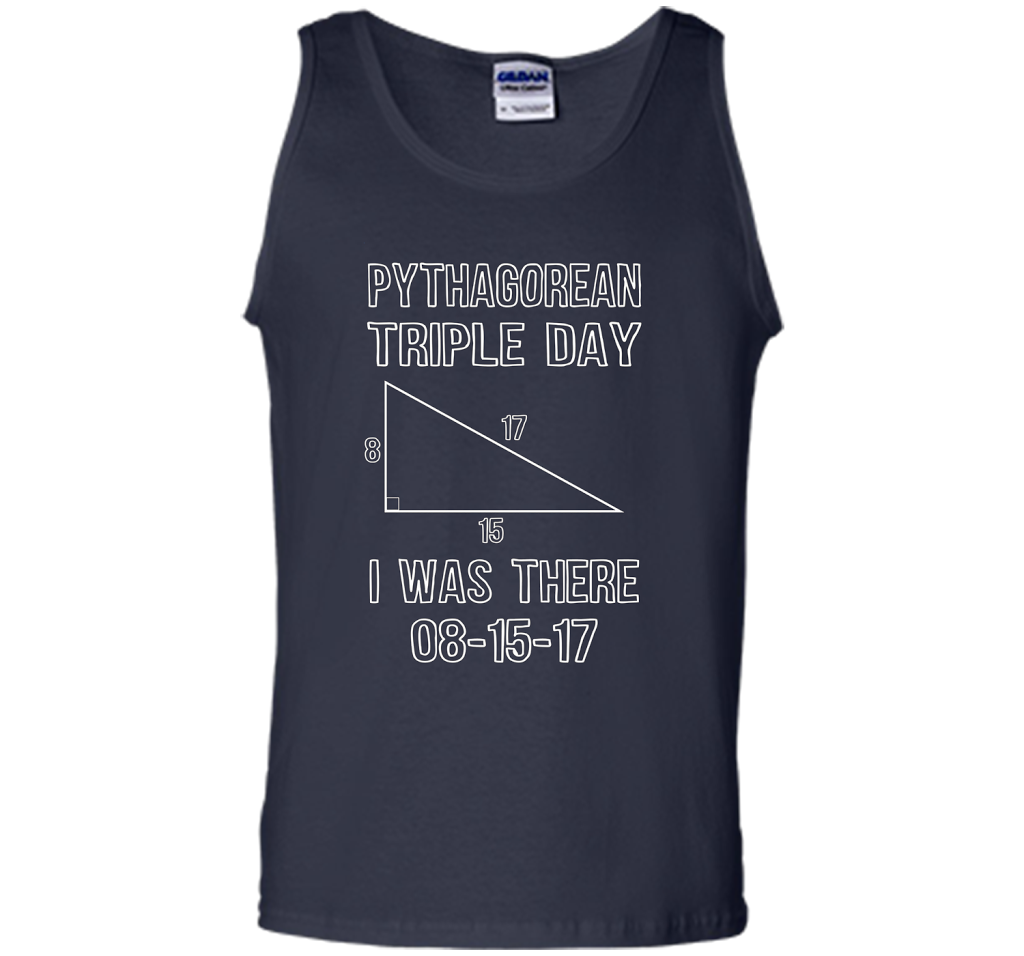 Pythagorean Triple Day 2017 8-15-17 Geeky T-shirt Navy