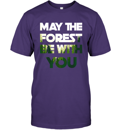 May The Forest Be With You Shirt T-Shirt T-Shirt Purple
