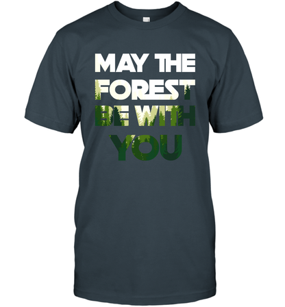 May The Forest Be With You Shirt T-Shirt T-Shirt Charcoal