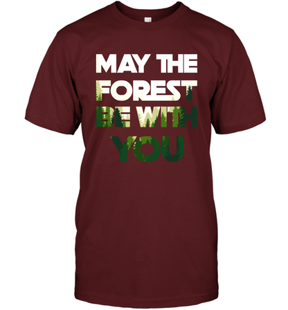 May The Forest Be With You Shirt T-Shirt T-Shirt Cardinal