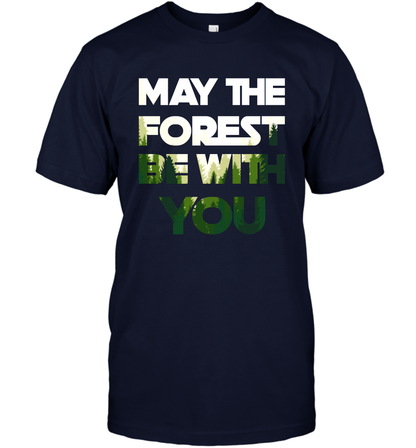 May The Forest Be With You Shirt T-Shirt T-Shirt Navy