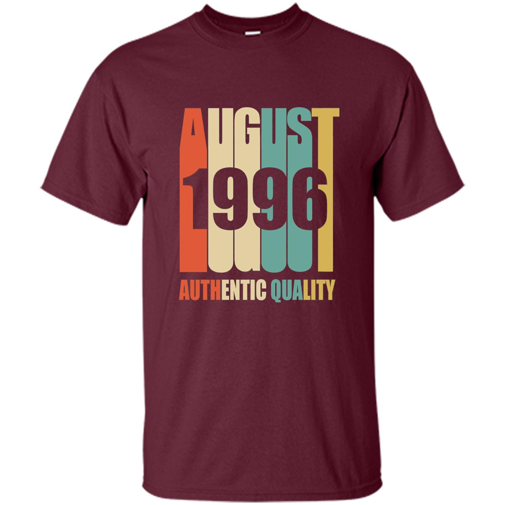 August 1996 Authentic Quality T-shirt Maroon