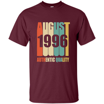 August 1996 Authentic Quality T-shirt Maroon