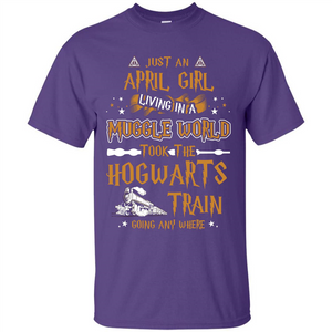 Harry Potter T-shirt Just An April Girl Living In A Muggle World