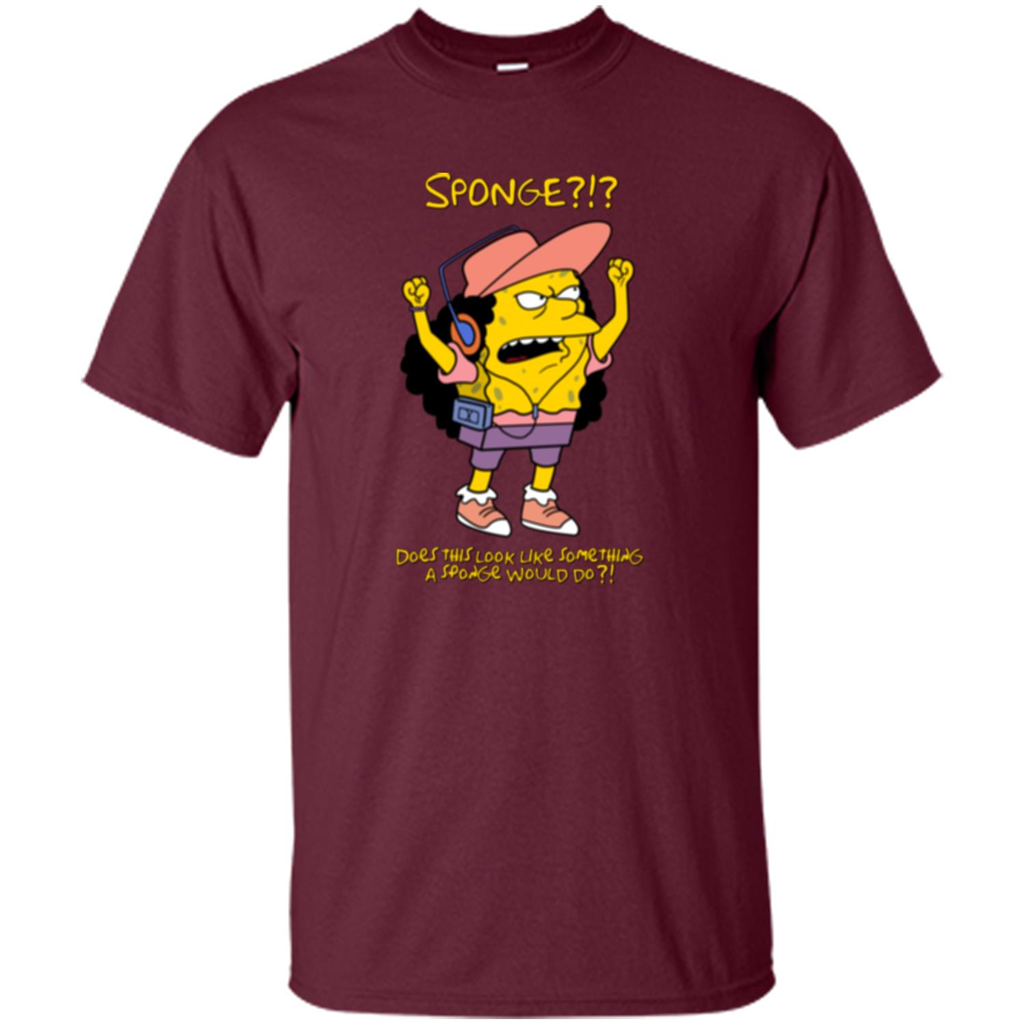 Sponge Otto Square Pants T-shirt Maroon