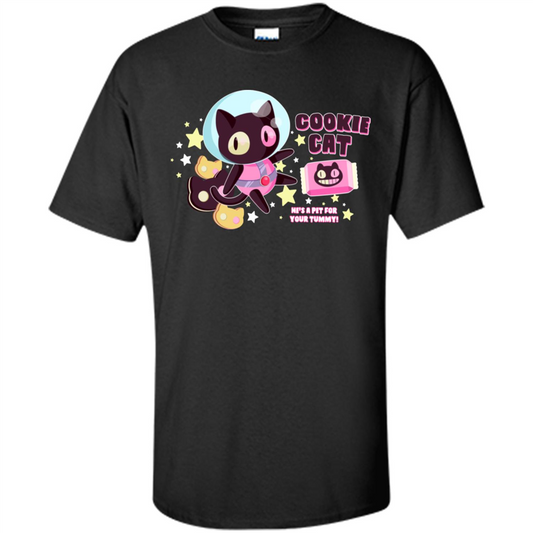Cookie Cat T-Shirt Black