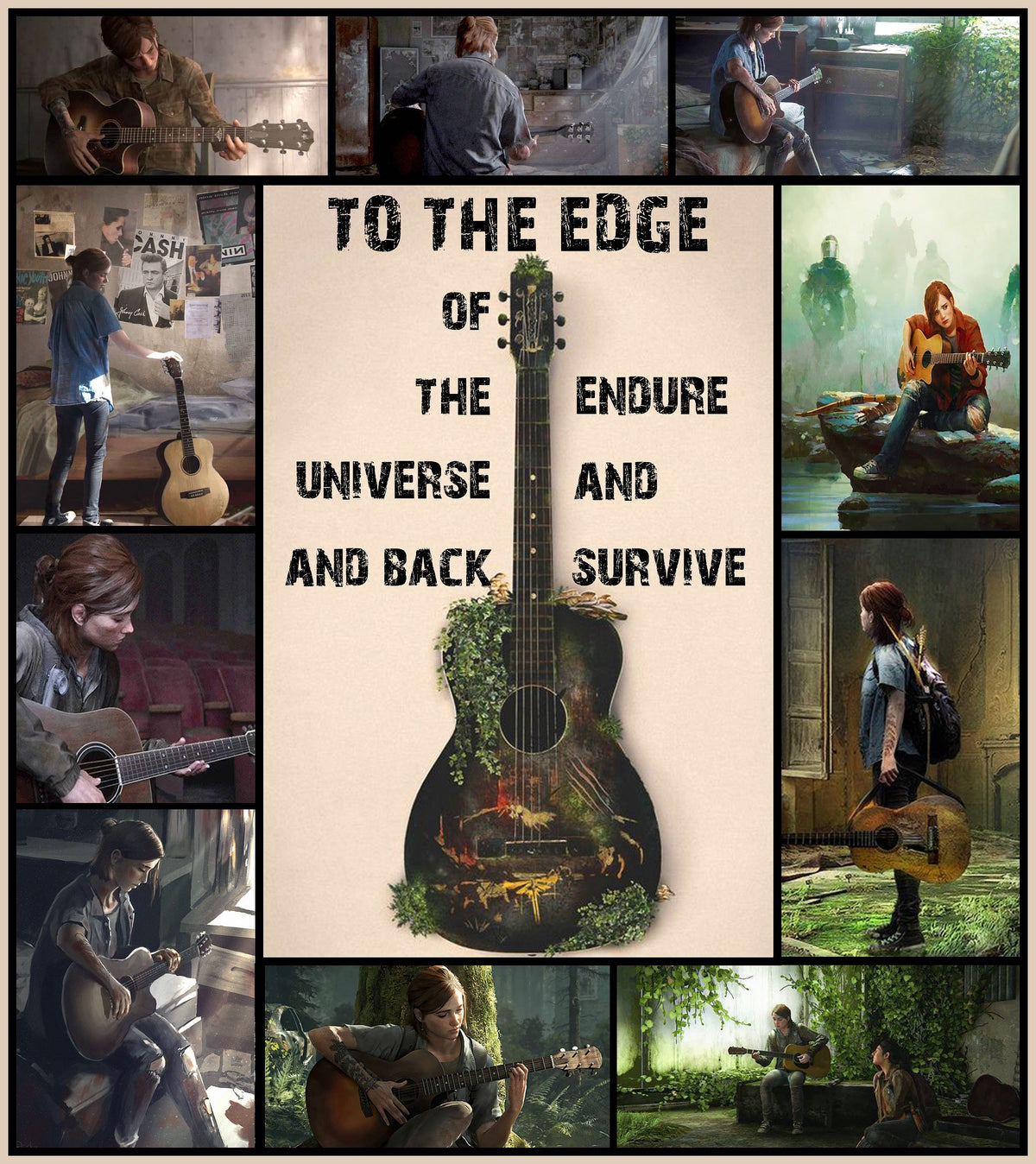 The Last Of Us Endure And Survive 3D Quilt Bed Set
