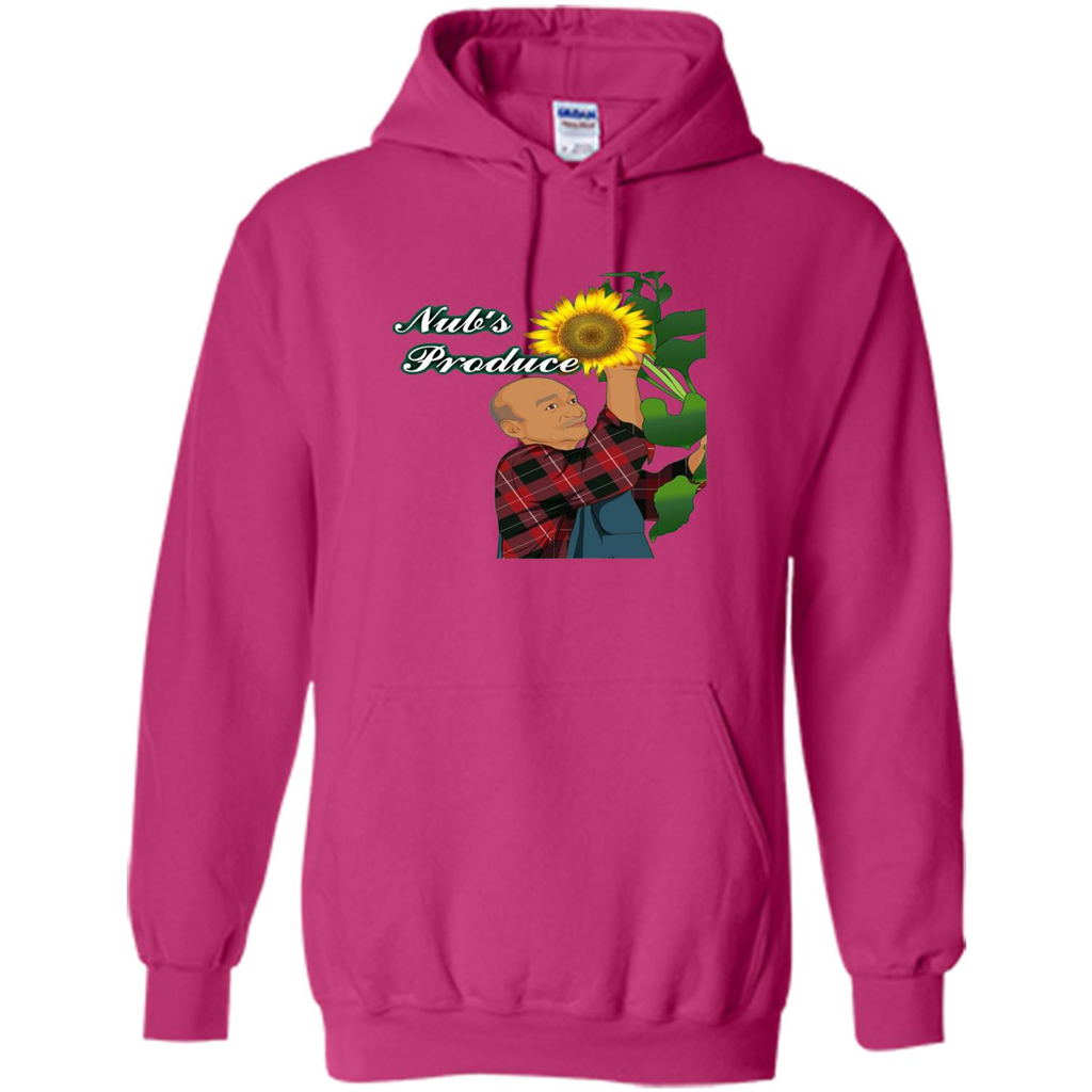 Nub's Produce Durham Sunflower T-shirt Heliconia
