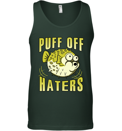 Puff Off Haters Shirt Tank Top Tank Top Forest Green