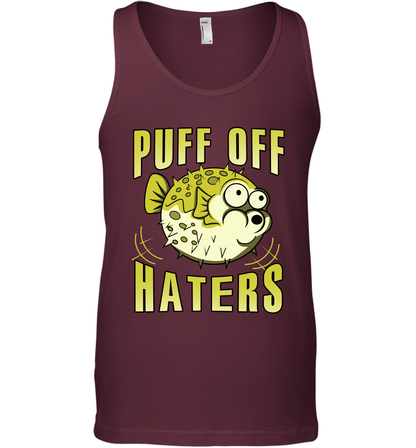 Puff Off Haters Shirt Tank Top Tank Top Maroon