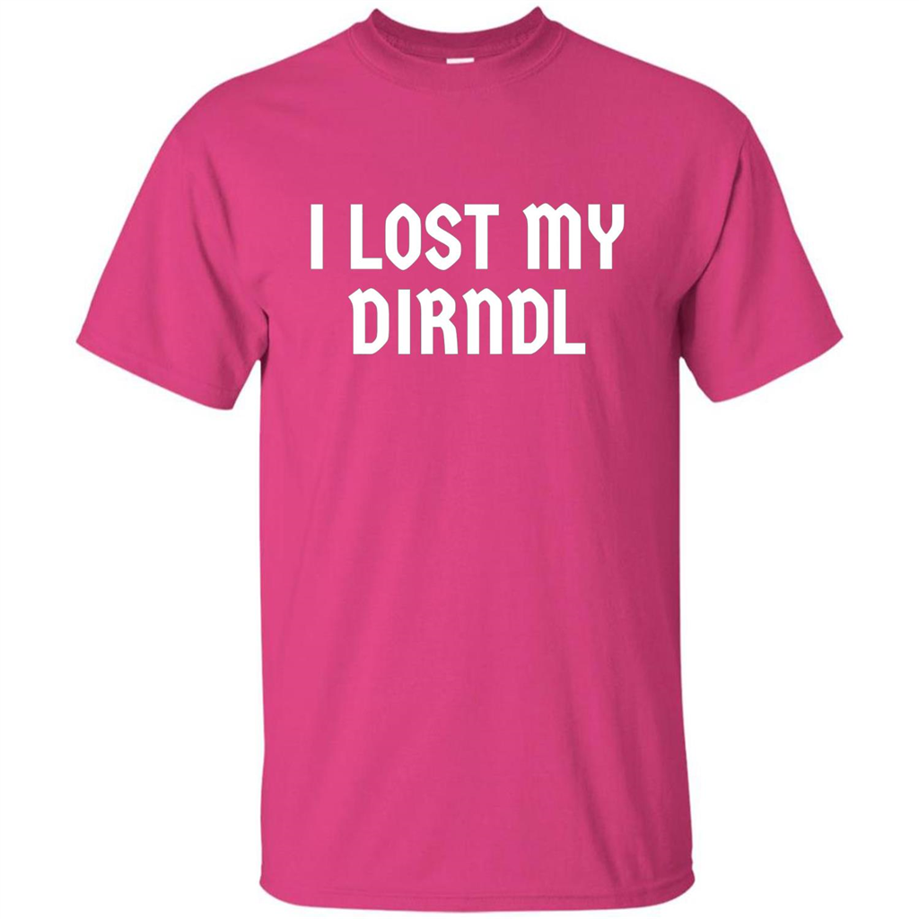 I Lost My Dirndl Oktoberfest Beer Party T-Shirt Heliconia