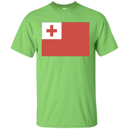 Tonga T-shirt Flag Of Tonga T-shirt Lime