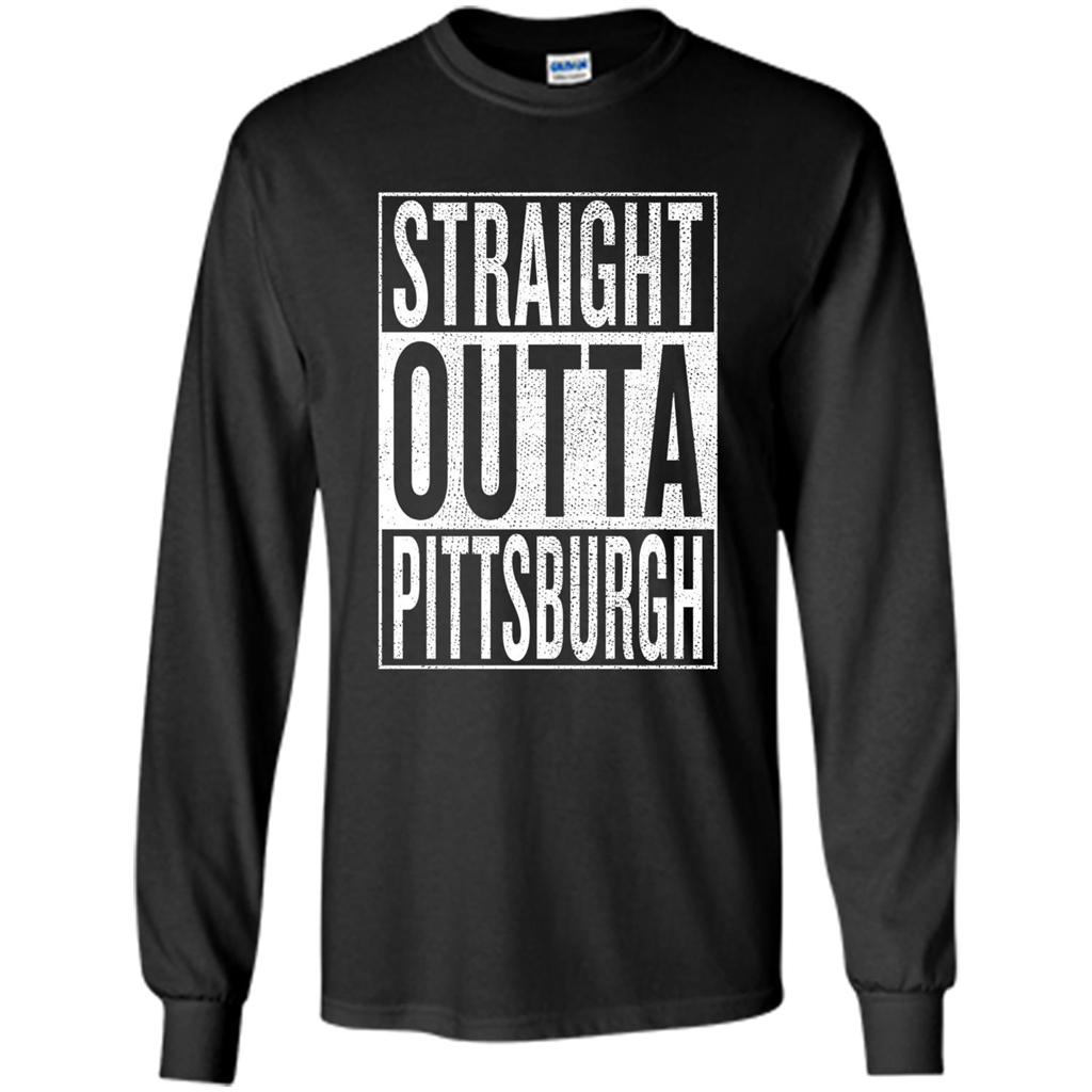 Straight Outta Pittsburgh T-shirt Orange