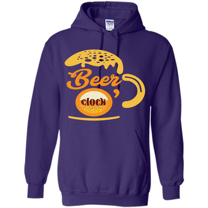 Beer T-shirt Beer O’clock Purple