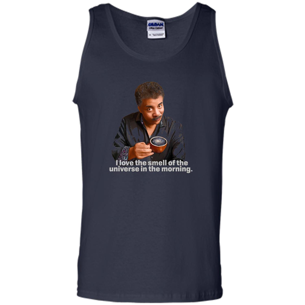 Neil Degrasse Tyson I Love The Smell Of The Universe T-Shirt Navy