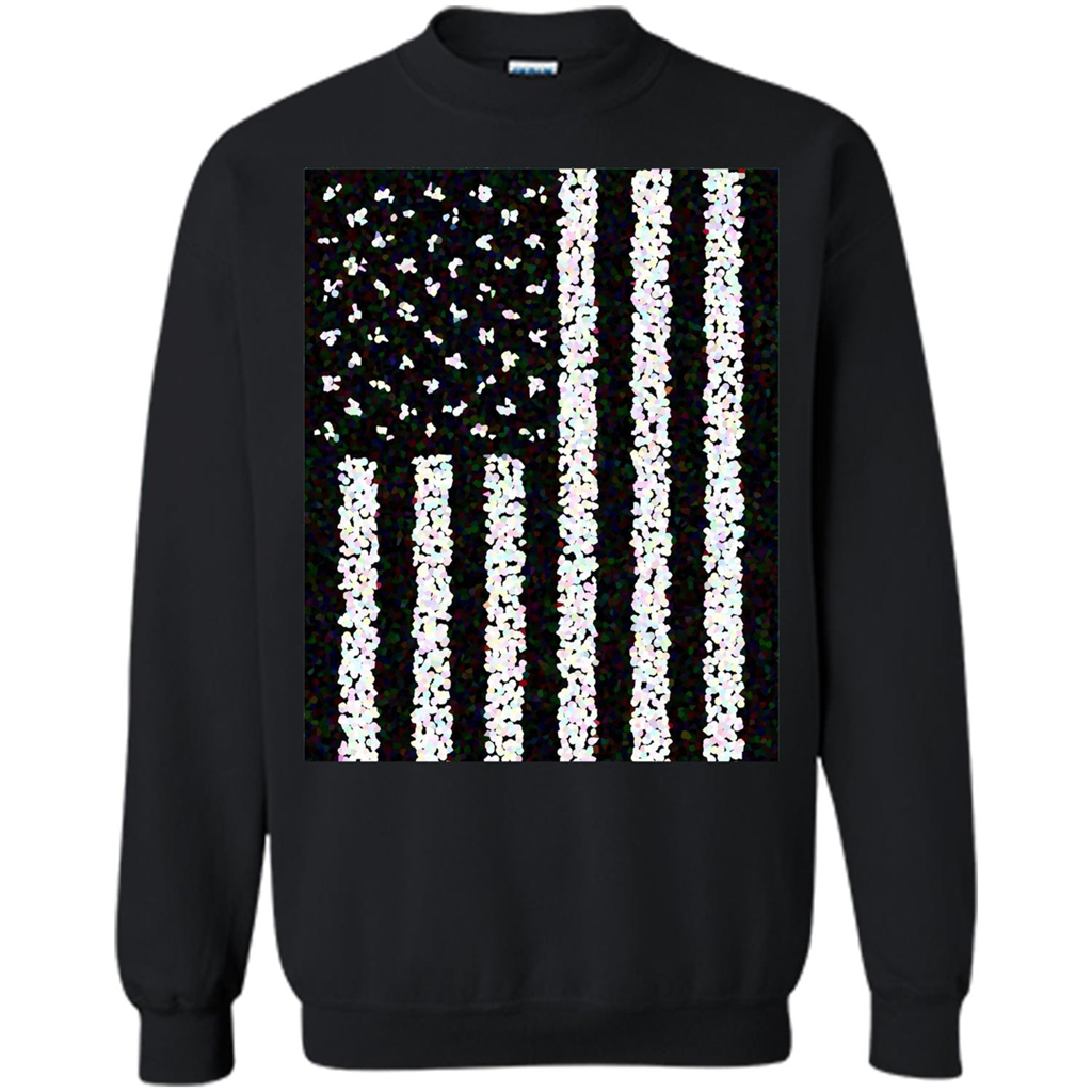 American Flag T-shirt Black