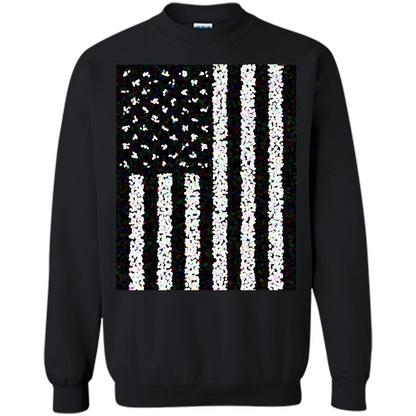 American Flag T-shirt Black