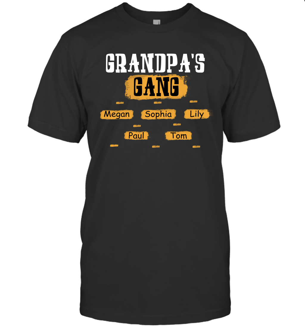 Grandpa's Gangs (Customized Name) T-Shirt