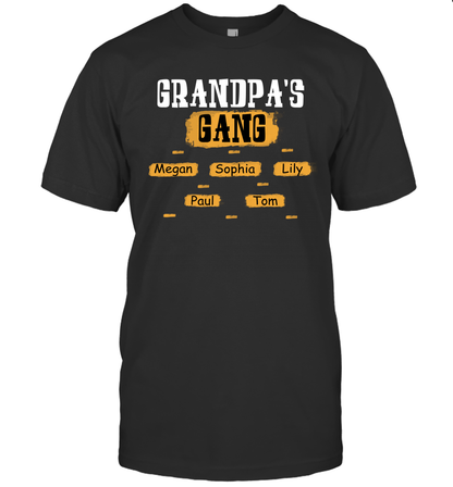 Grandpa's Gangs (Customized Name) T-Shirt