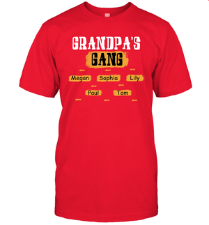 Grandpa's Gangs (Customized Name) T-Shirt