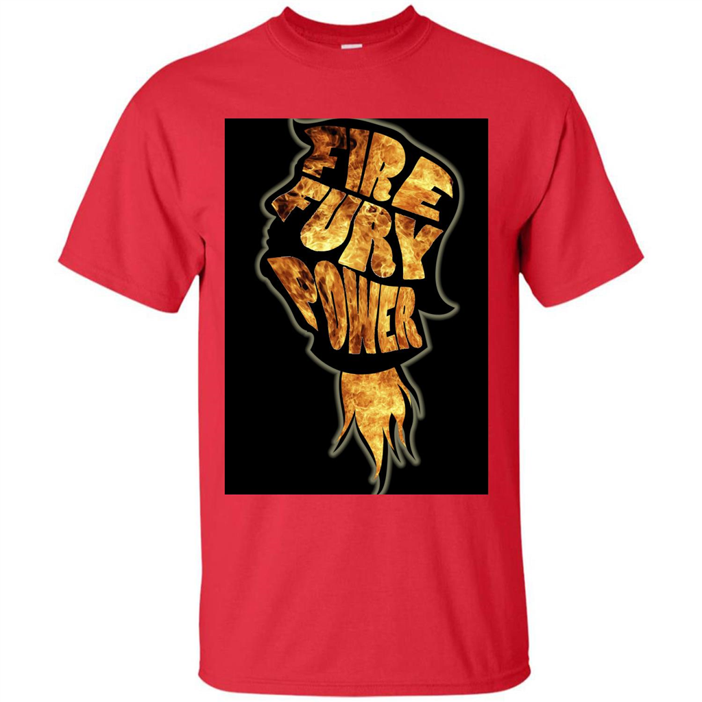 Fire Fury Power T-shirt Red