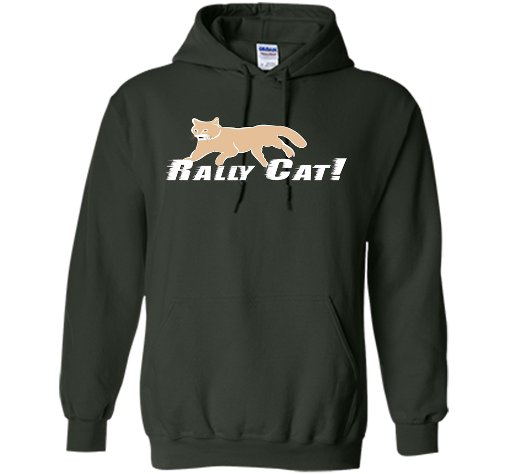 St. Louis Baseball Rally Cat T-Shirt t-shirt Forest Green