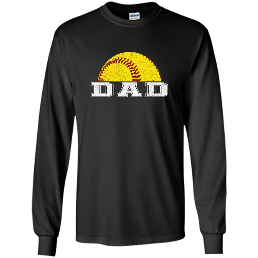 Softball Dad T-shirt - New Favorite Softball Shirt for Dad Black