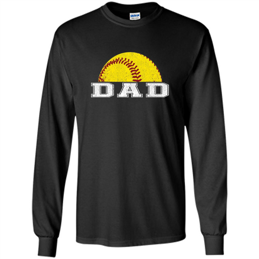 Softball Dad T-shirt - New Favorite Softball Shirt for Dad Black