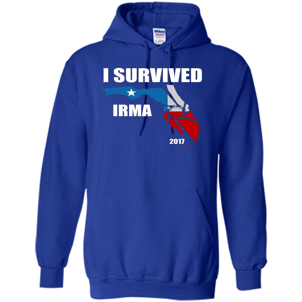 I Survived Hurricane Irma 2017 T-shirt Royal